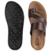 Walkaroo Men's Daily Wear Comfort Sandals - WE1335 Brown