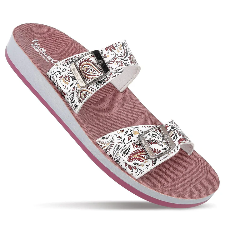 Walkaroo Women's Daily Wear Sandals - WE2359 Fig