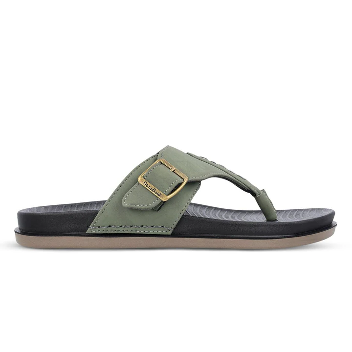 Walkaroo Men's Daily Wear Comfort Sandals - WE1024 Olive