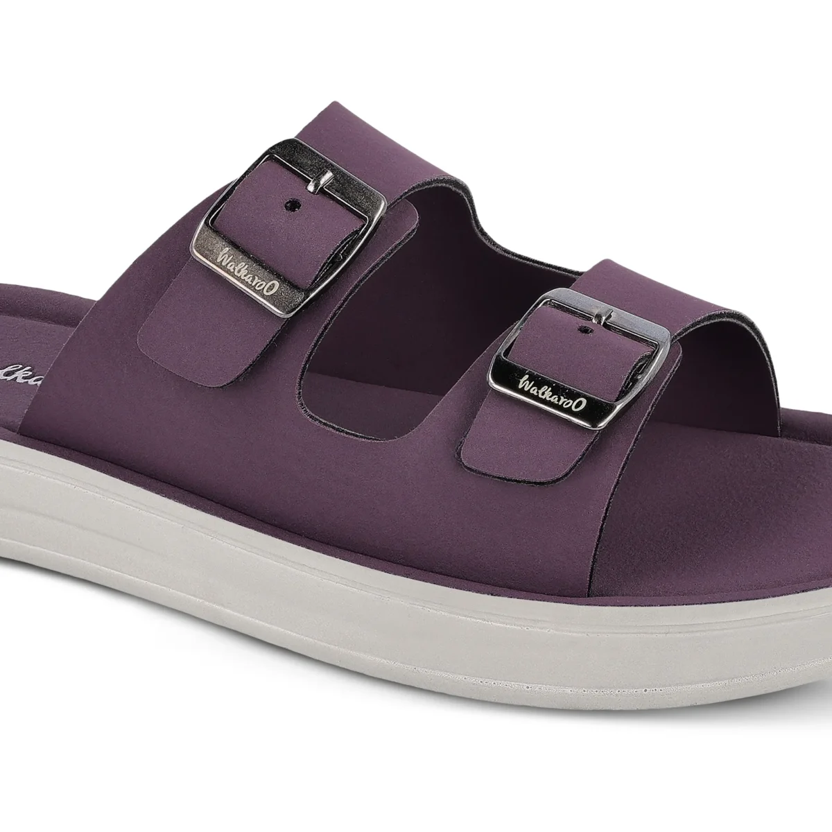 Walkaroo Women's Daily Wear Sandals - WL7554 Purple