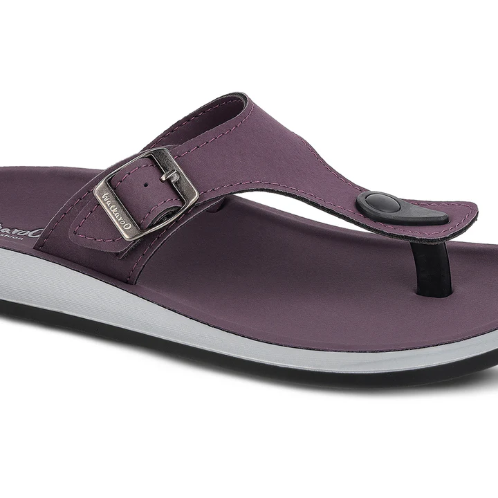 Walkaroo Women's Daily Wear Sandals - WE2349 Purple
