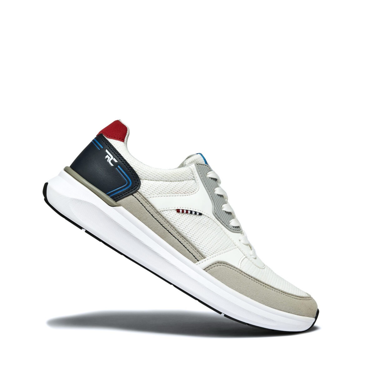Red Chief Sports UrbanFlex White-Hr.Grey Lace Up Low Ankle Casual Shoes for Men | Sneakers for Man | Men Casual Shoes C6006 F052