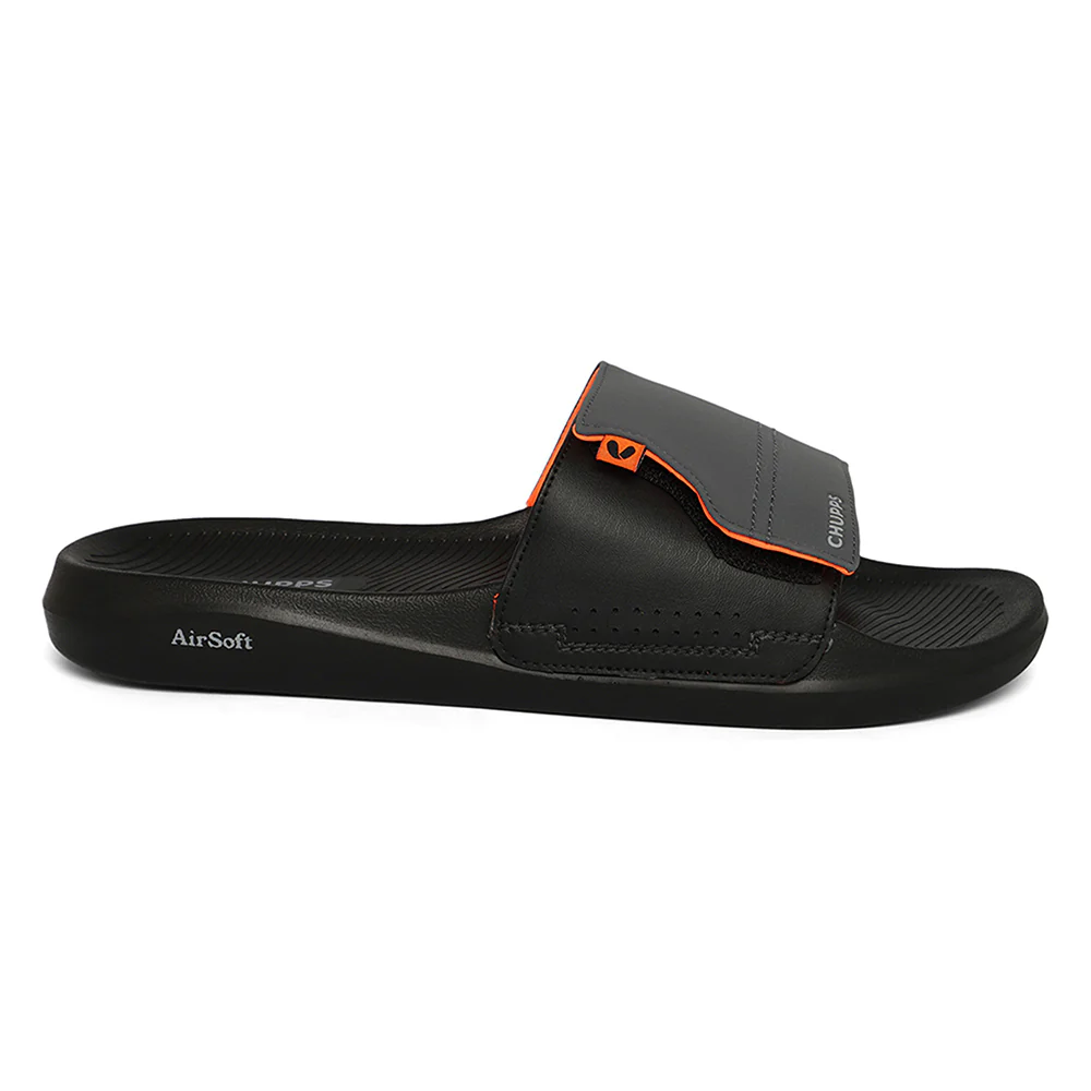 Chupps Vapor Grey & Black Sliders