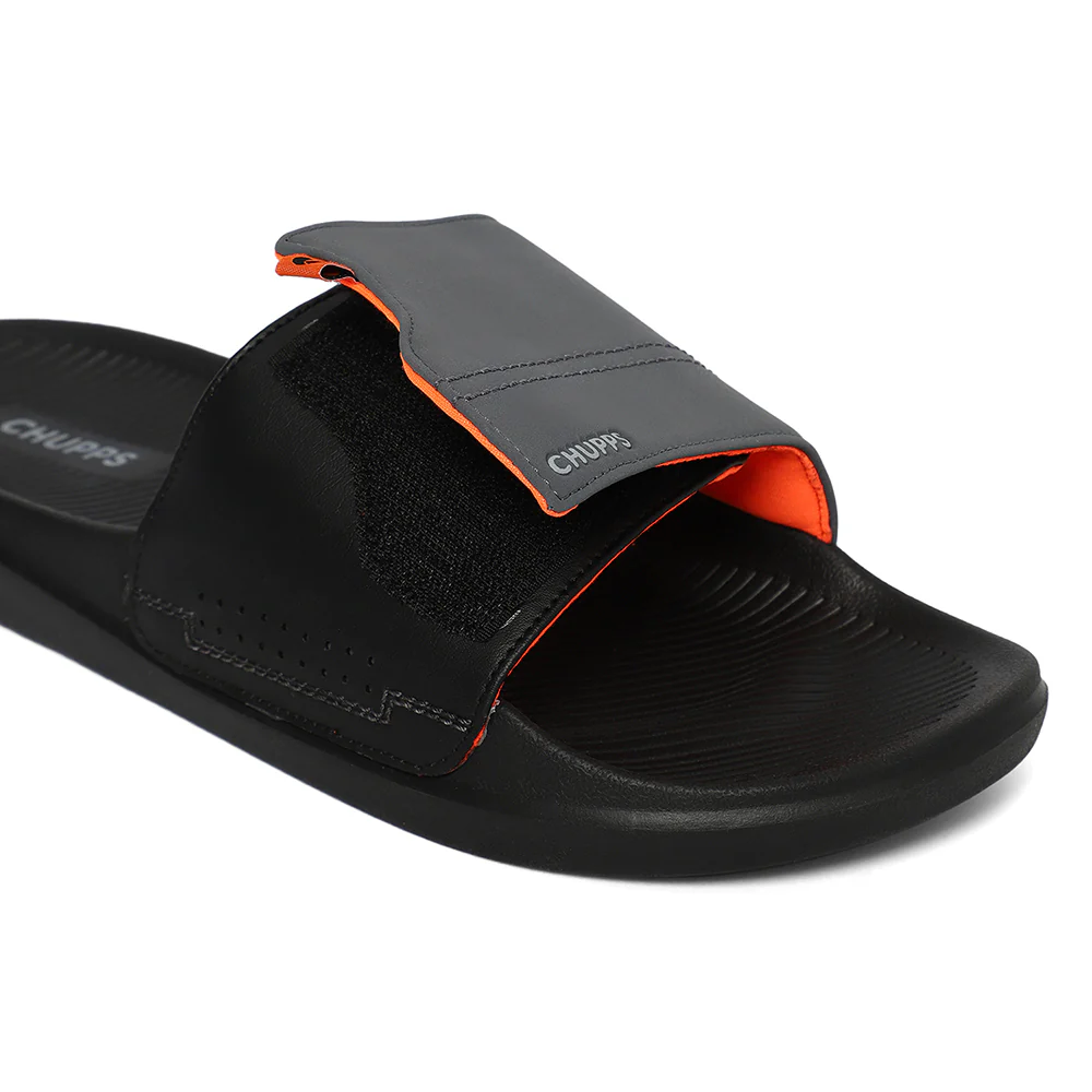 Chupps Vapor Grey & Black Sliders