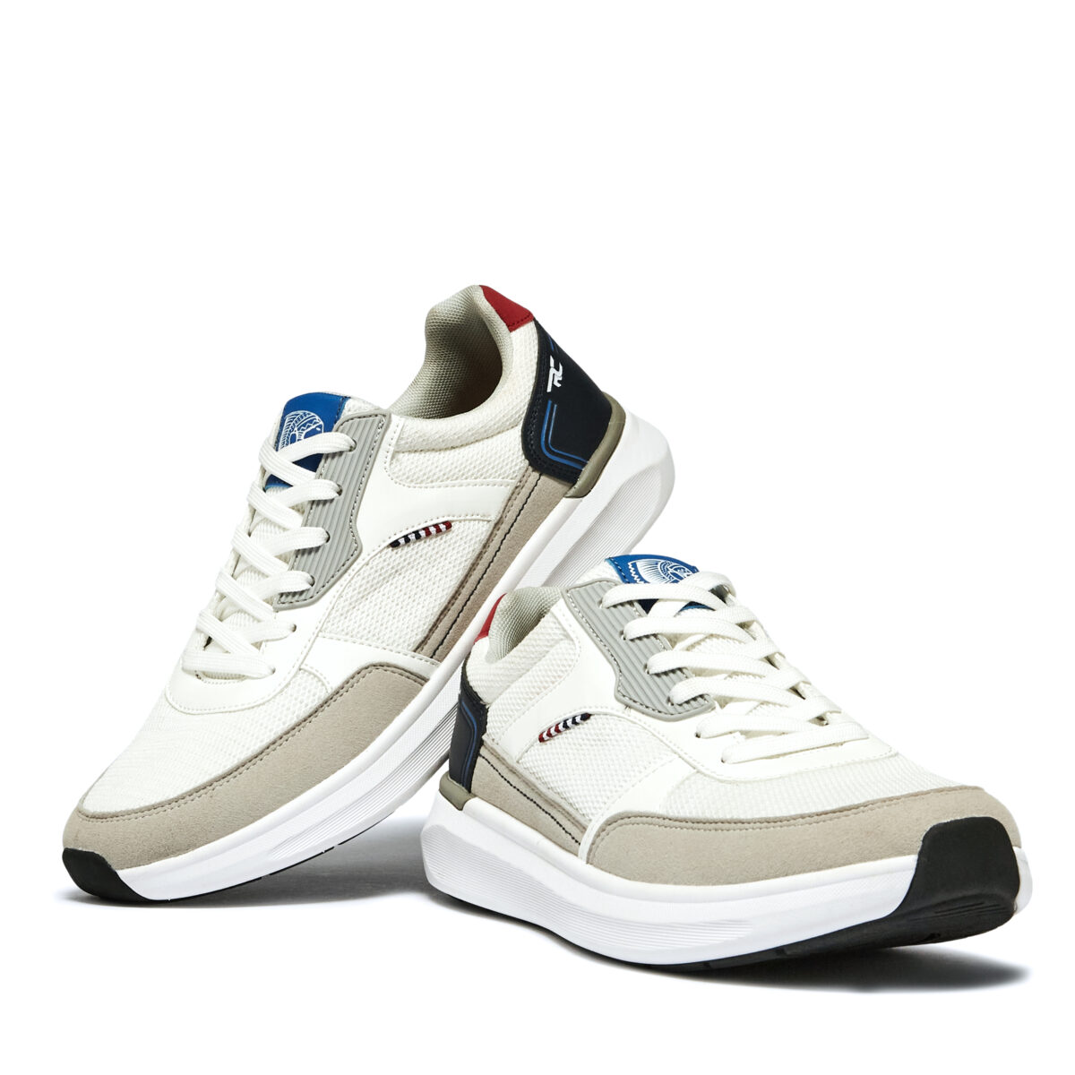 Red Chief Sports UrbanFlex White-Hr.Grey Lace Up Low Ankle Casual Shoes for Men | Sneakers for Man | Men Casual Shoes C6006 F052