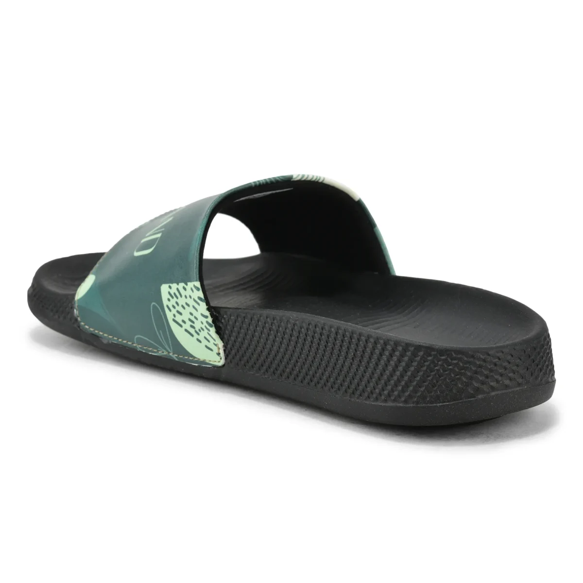 WOODLAND Black Slide Sandal For Women (LSLD 6076023)