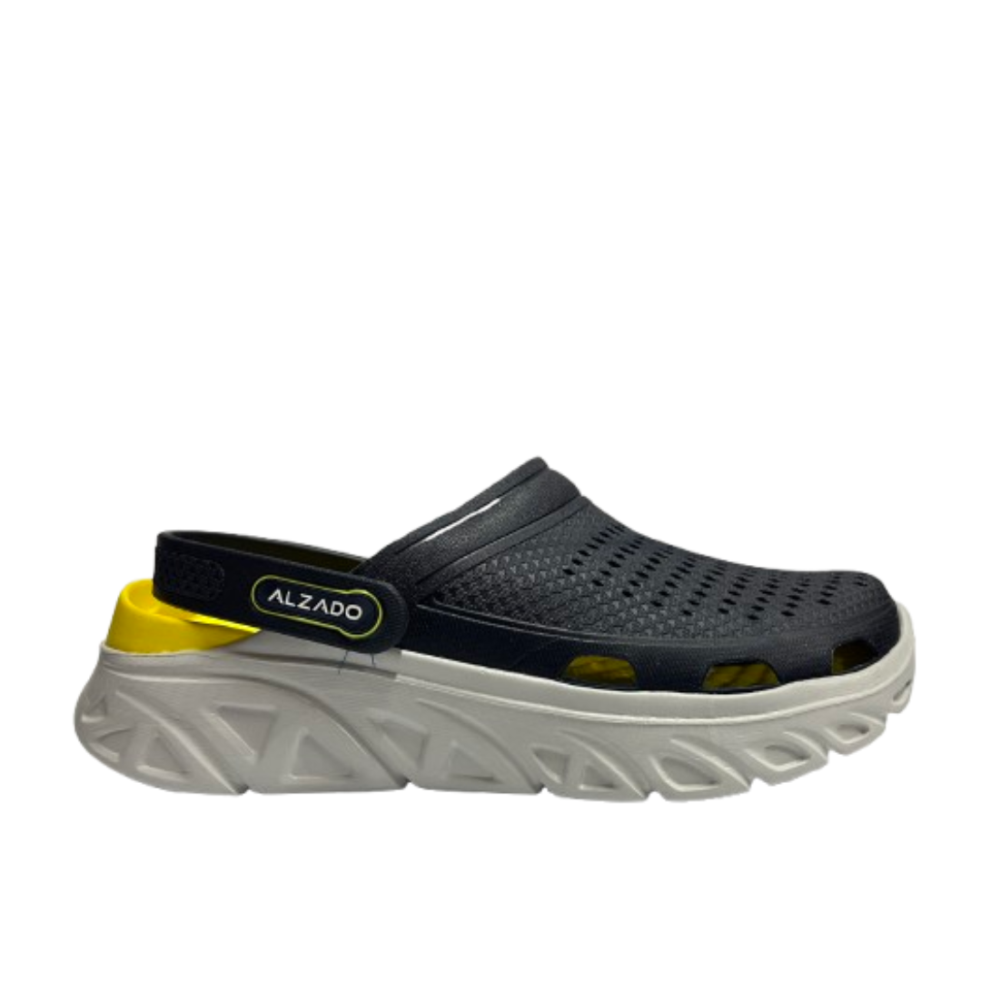 Alzado Men Clogs (RAFAEL) Navy/Yellow