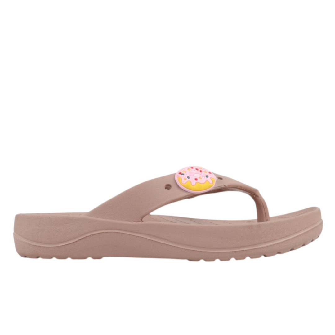 Alzado Women Casual Slippers (Kiki) PEACH