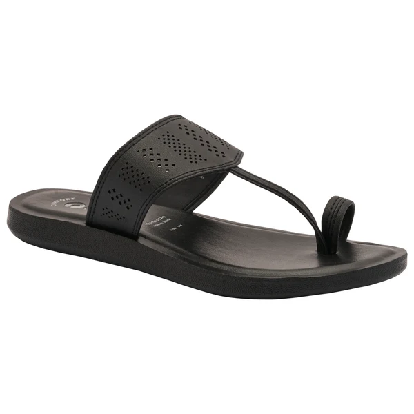 aeroblu Ethnic Wear Toe Ring Flat Slippers for Women | 061R