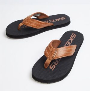 SKECHERS Courtwald (894328ID/BRN)  flip flop thong slipper.
