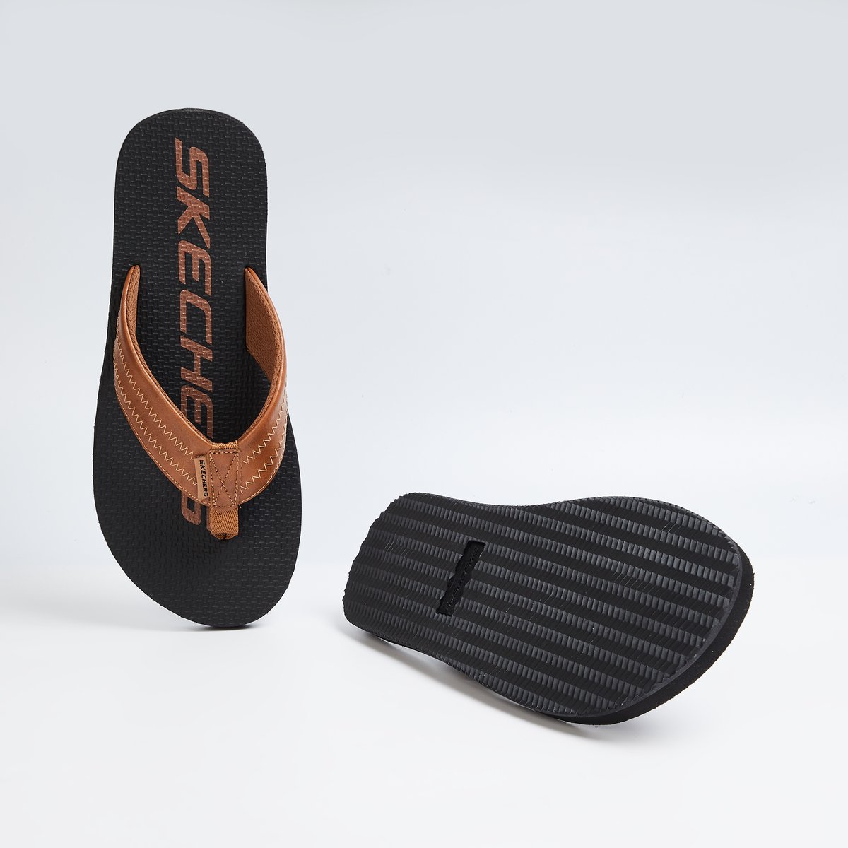 SKECHERS Courtwald (894328ID/BRN)  flip flop thong slipper.