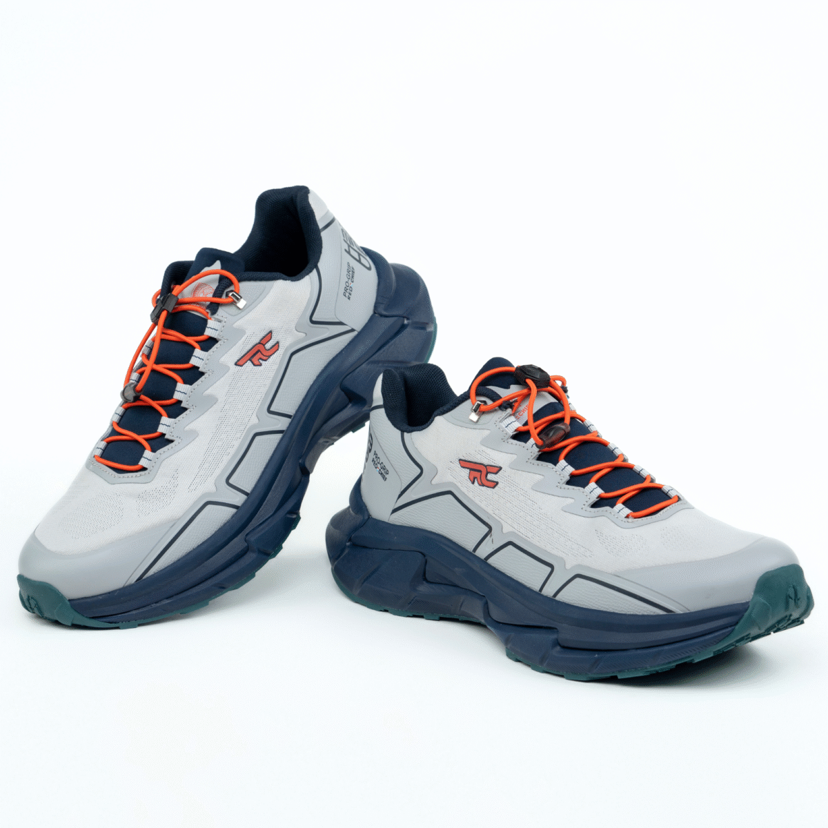Red Chief Sports ZoomZest Hr.Grey/Ev.Blue Lace Up Low Ankle Running Shoes for Men R1701