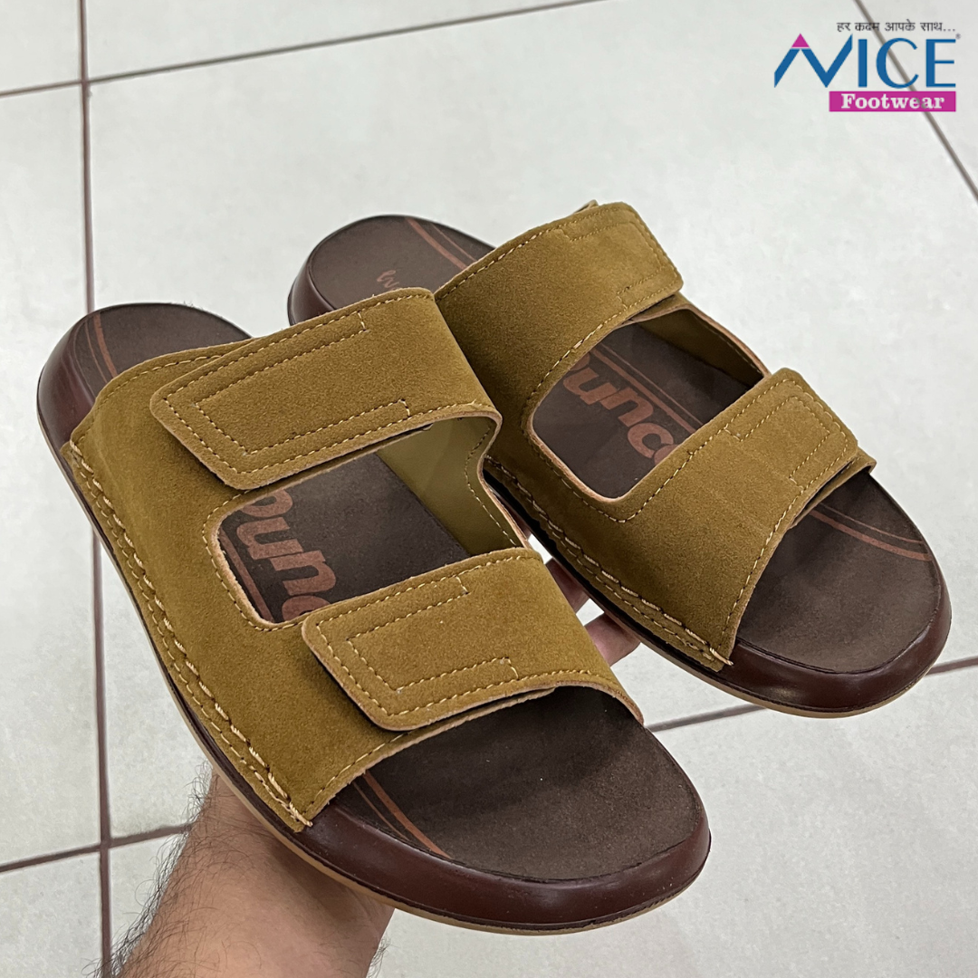 Walkaroo Men's Daily Wear Comfort Sandals-WGP53032 Camel