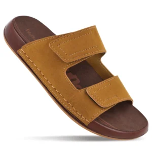 Walkaroo Men's Daily Wear Comfort Sandals-WGP53032 Camel