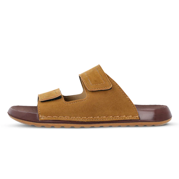 Walkaroo Men's Daily Wear Comfort Sandals-WGP53032 Camel