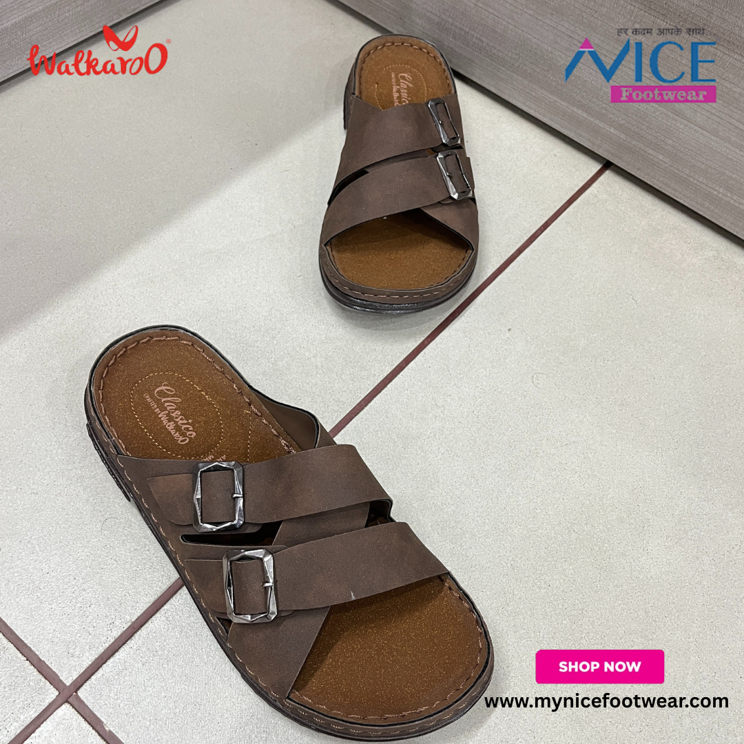 new 3 Walraroo Men's Daily Wear Comfort Sandals-WGP53052 Brown