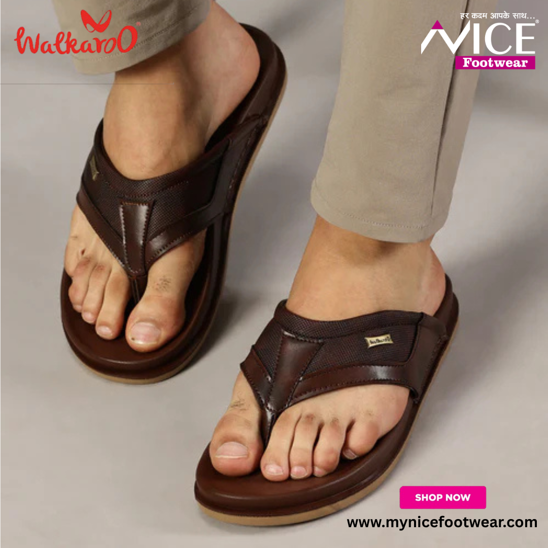 new post 25 Walkaroo Men's Daily Wear Comfort Sandals-WE1020 Brown