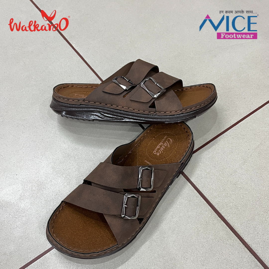 new Walraroo Men's Daily Wear Comfort Sandals-WGP53052 Brown