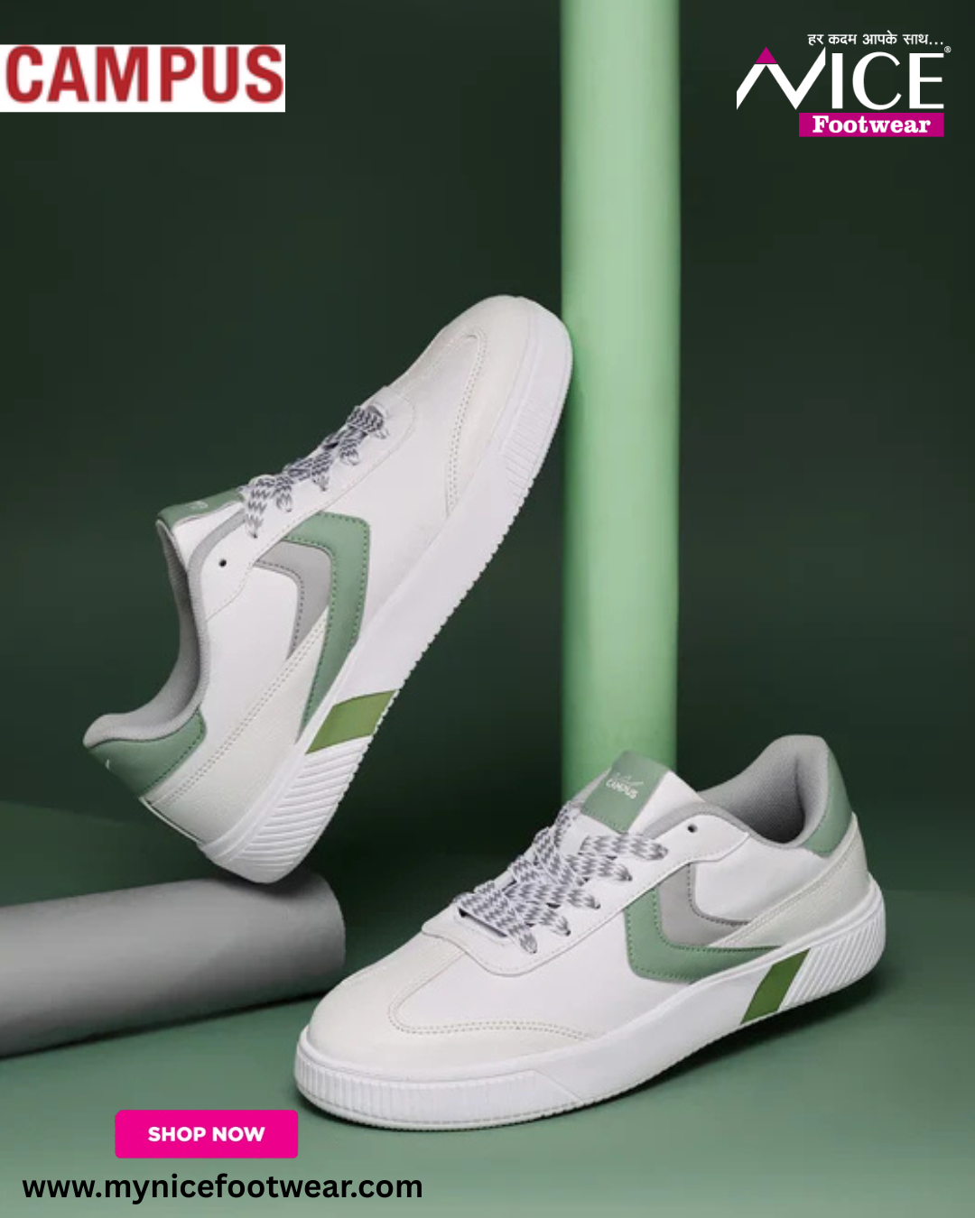 CAMPUS Men's Sneakers OG-43 White