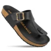 Walkaroo Men's Comfor Sandals - WGE53242 Full Black