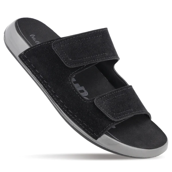 Walkaroo Men's Daily Wear Comfort Sandals - WGP53032 BLACK