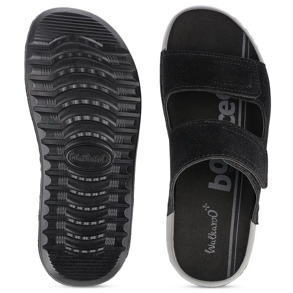 Walkaroo Men's Daily Wear Comfort Sandals - WGP53032 BLACK