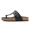 Walkaroo Men's Comfor Sandals - WGE53242 Full Black