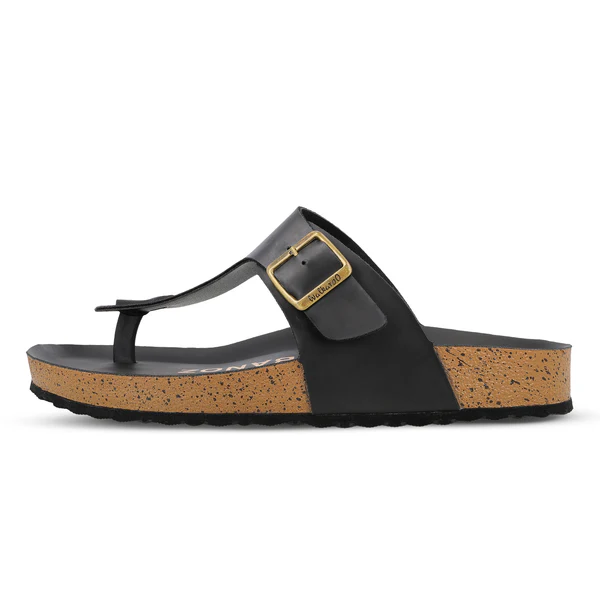 Walkaroo Men's Comfor Sandals - WGE53242 Full Black