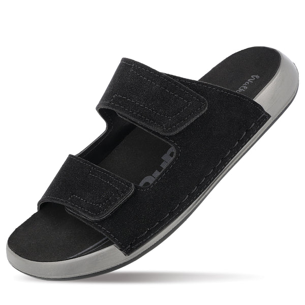 Walkaroo Men's Daily Wear Comfort Sandals - WGP53032 BLACK