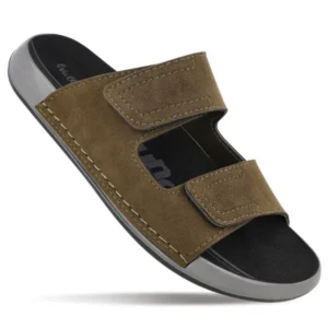 Walkaroo Men's Daily Wear Comfort Sandals - WGP53032 Olive