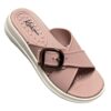 Kickonn Women Peach cross-strap platform sandal