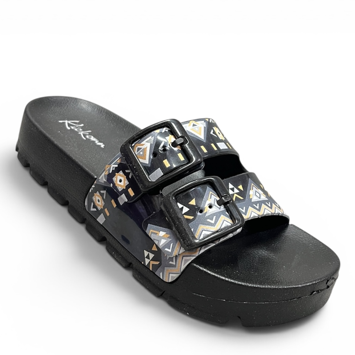 Kickonn Women BLACK flip flops