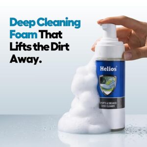 Helios Sneaker Cleaning Kit | Shoe Cleaner with Brush for White Shoes & Sports Shoes