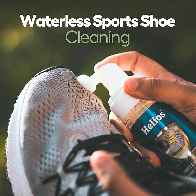 Helios Sneaker Cleaning Kit | Shoe Cleaner with Brush for White Shoes & Sports Shoes