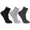 BONJOU Men's Cotton Ankle Sports Socks - Pack Of 3