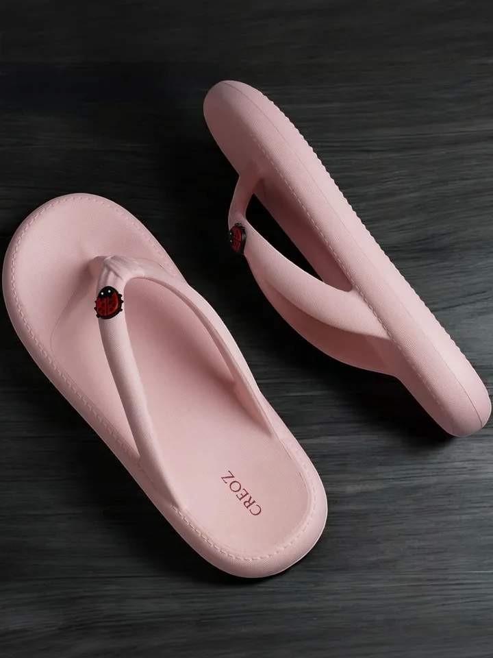 CREOZ THE BOUNCE Women Lilac-Colored Open Toe EVA Slip-On