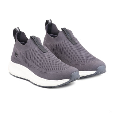 Red Chief Sports Dark Grey Color & Low Ankle Slip-On Comfortable Walking Shoes for Men | OS W7026