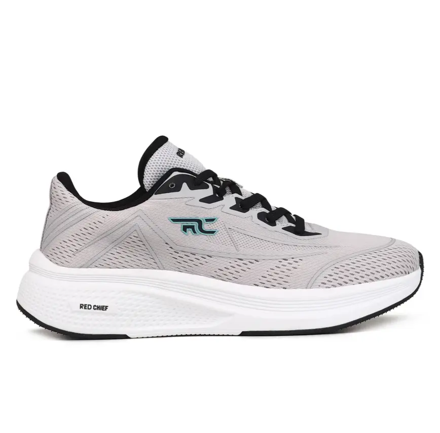 IMG_8941(1) Red Chief Sports Grey Color & Low Ankle Lace-Up Comfortable Running Shoes for Men |OS R1752