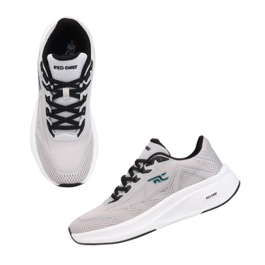 IMG_8942 Red Chief Sports Grey Color & Low Ankle Lace-Up Comfortable Running Shoes for Men |OS R1752