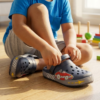 ACCENDO Kids Clogs ALEX navy/grey