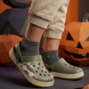 ACCENDO Kids Clogs ALEX Olive/Beige