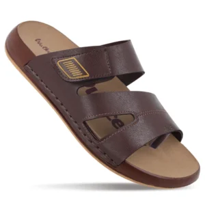 Walkaroo Men's Comfort Sandals-WGP53442 Brown