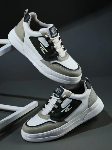 Red Chief Sports Gray-Black Casual Sneakers shoes For Man C6003 F038