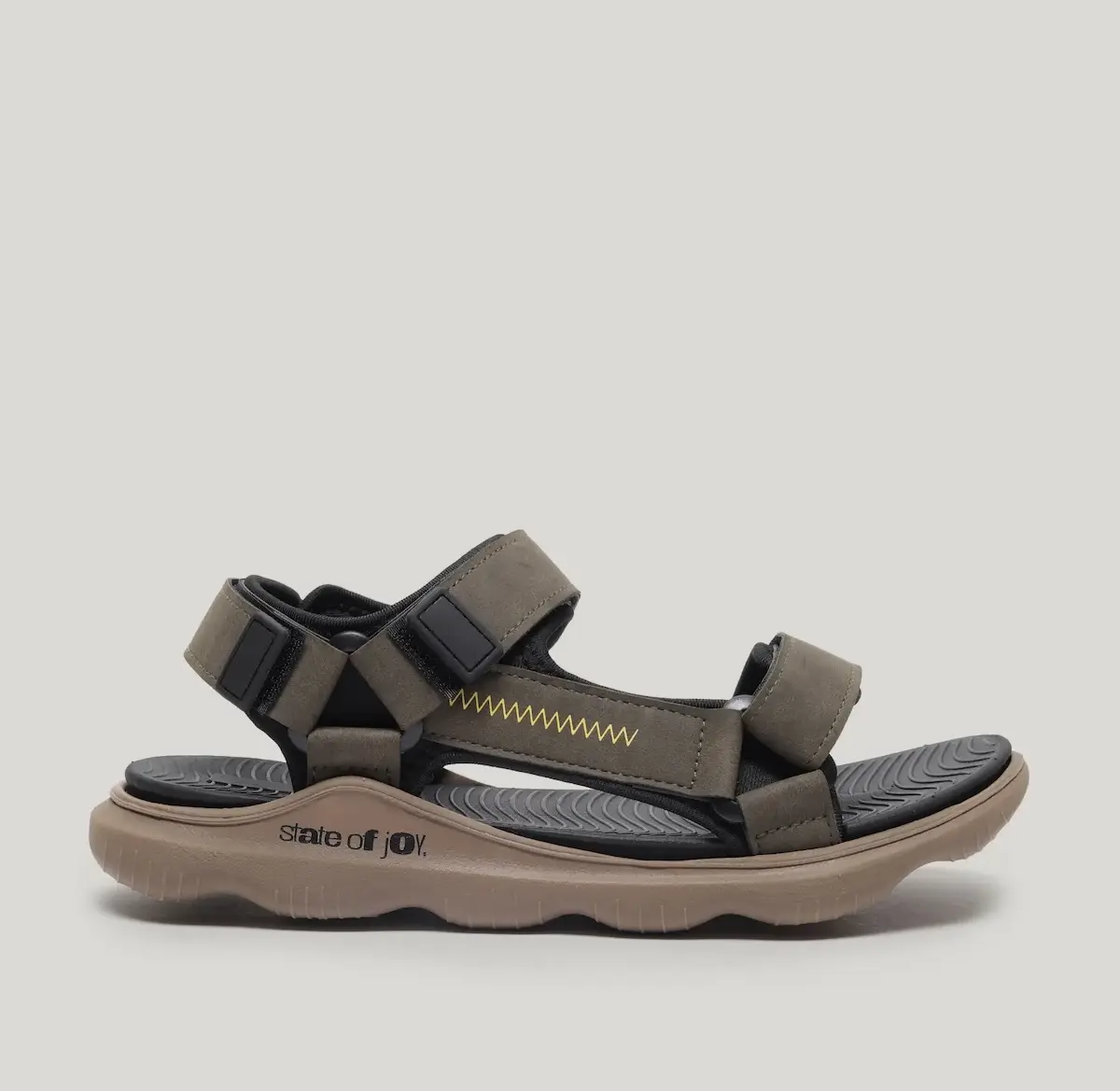 State of joy JMS025 - Men's Sandals Olive