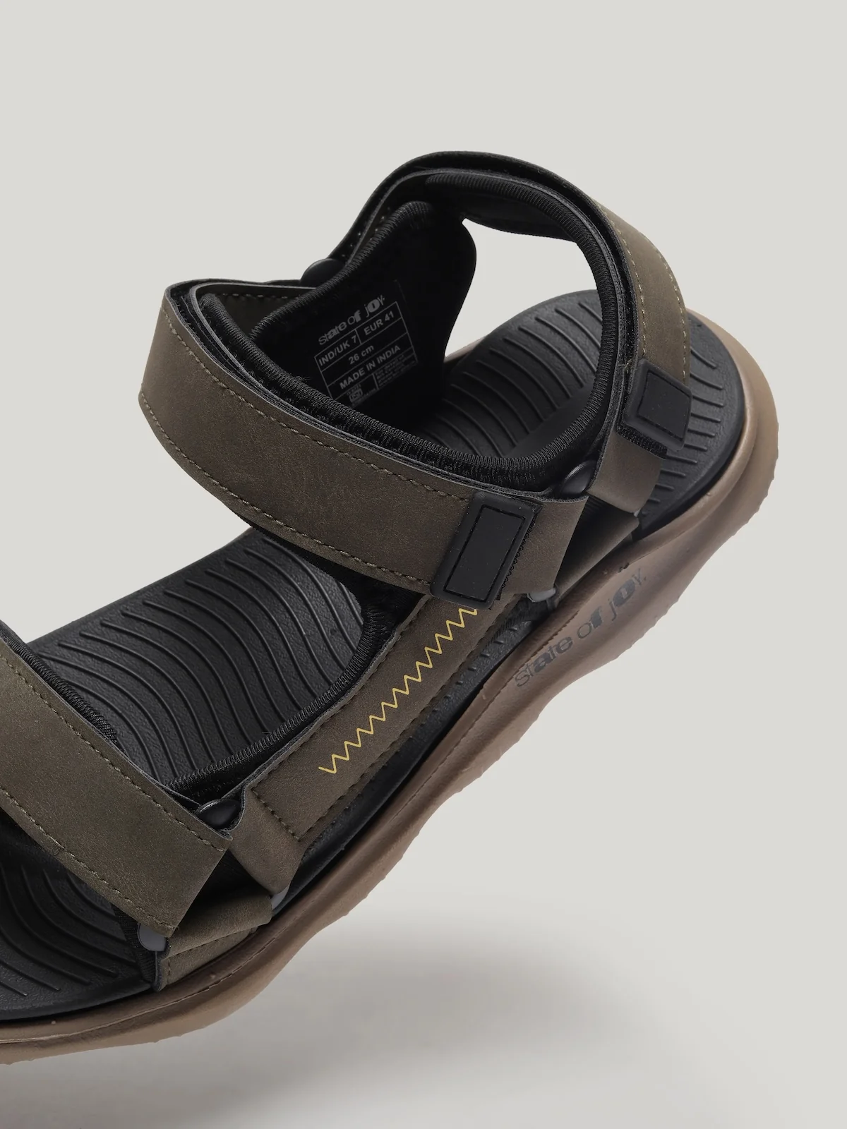 State of joy JMS025 - Men's Sandals Olive