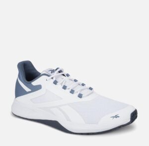 REEBOK Fresh Flight – Men WHITE/BLUE SLATE Running Shoes RMSORA3473
