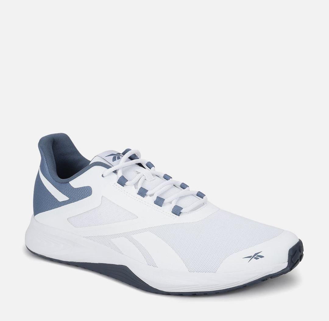 REEBOK Fresh Flight – Men WHITE/BLUE SLATE Running Shoes RMSORA3473