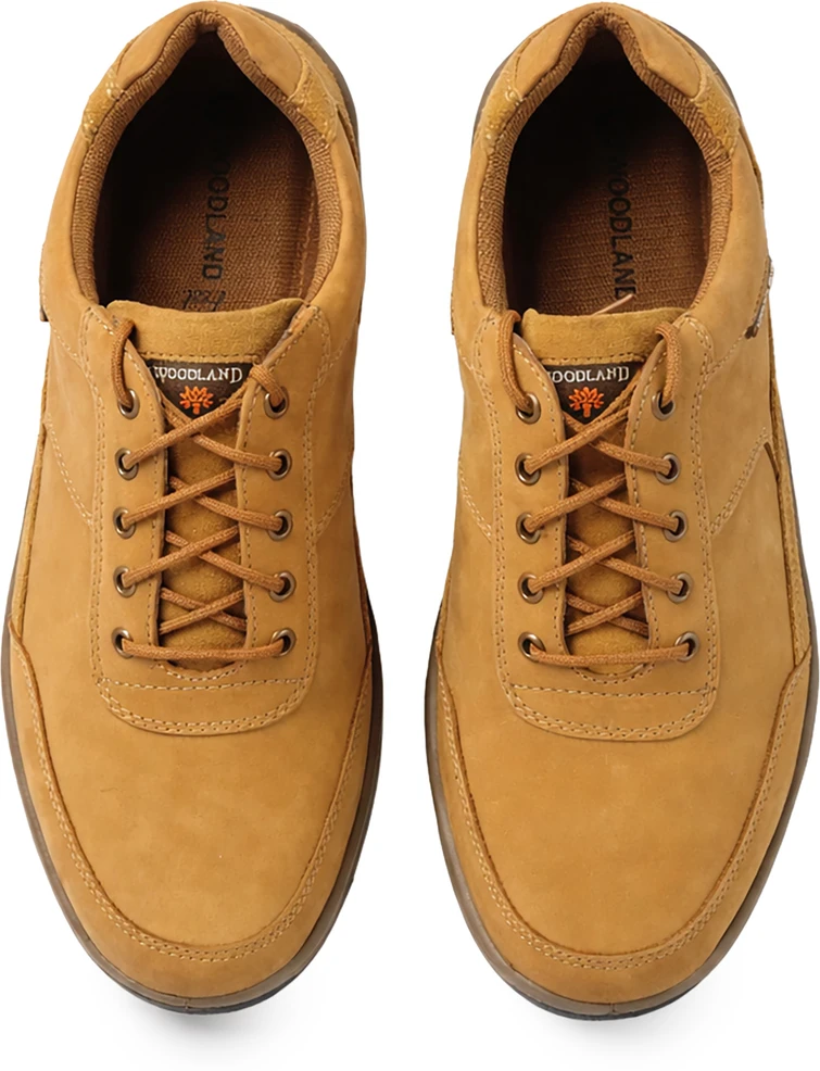 Woodland Men’S Camel Nubuk Casual Shoes GC6238024