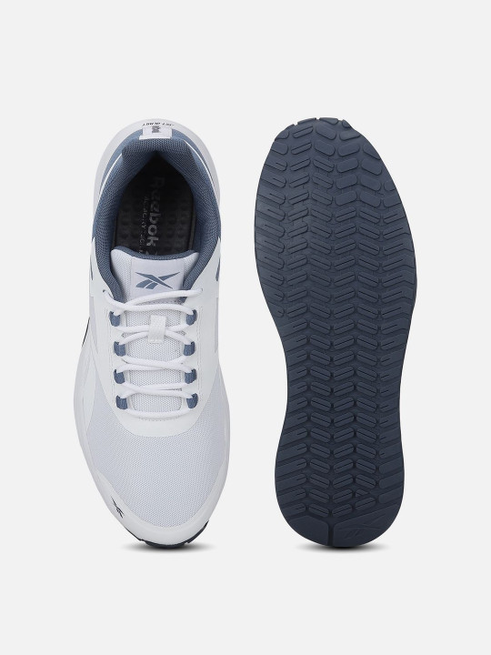 REEBOK Fresh Flight – Men WHITE/BLUE SLATE Running Shoes RMSORA3473