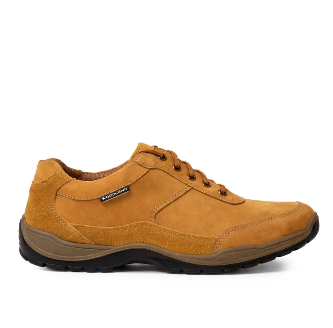 Woodland Men’S Camel Nubuk Casual Shoes GC6238024
